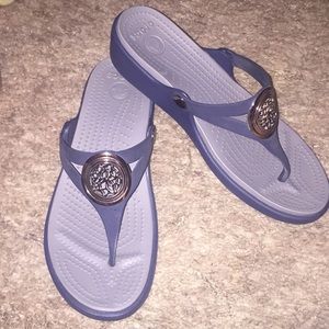 Crocs Wedge Flip Flops
